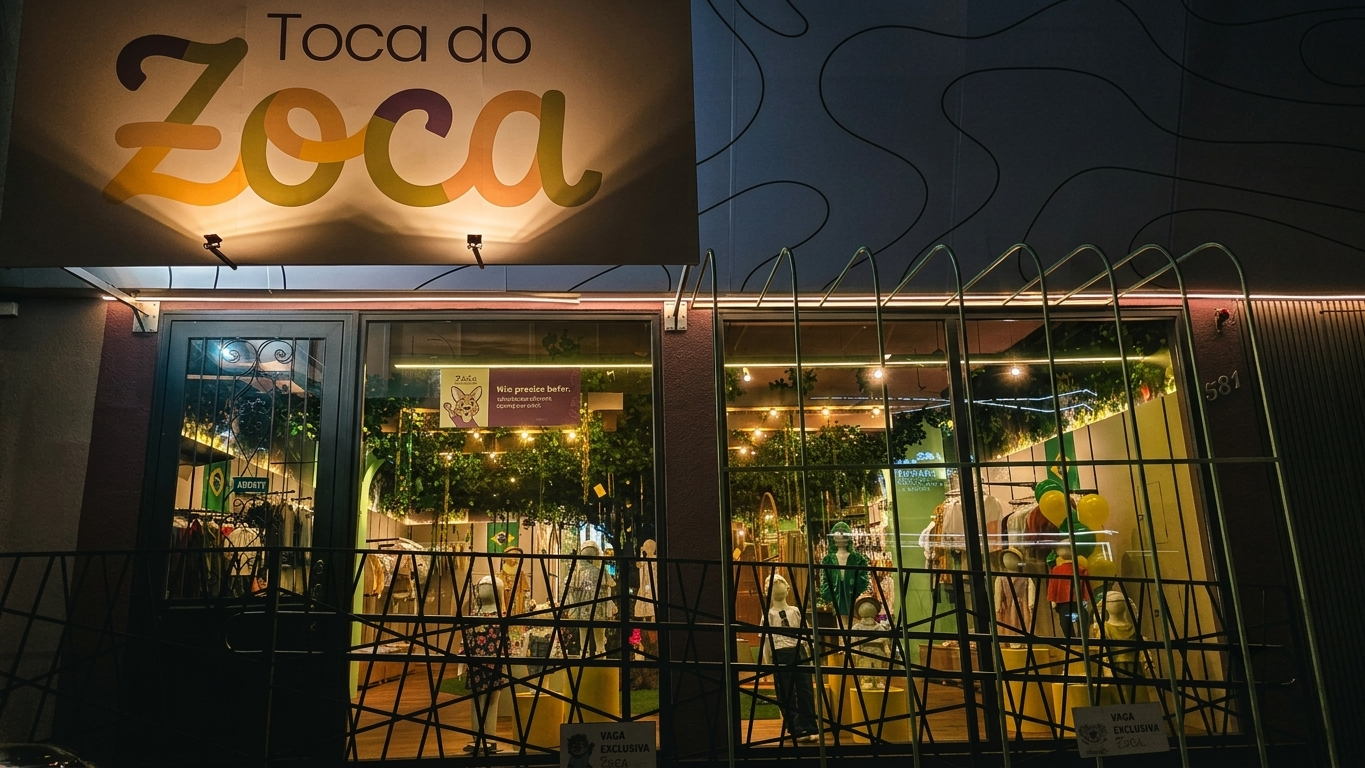 Fachada da Toca do Zoca em Ribeirão Preto